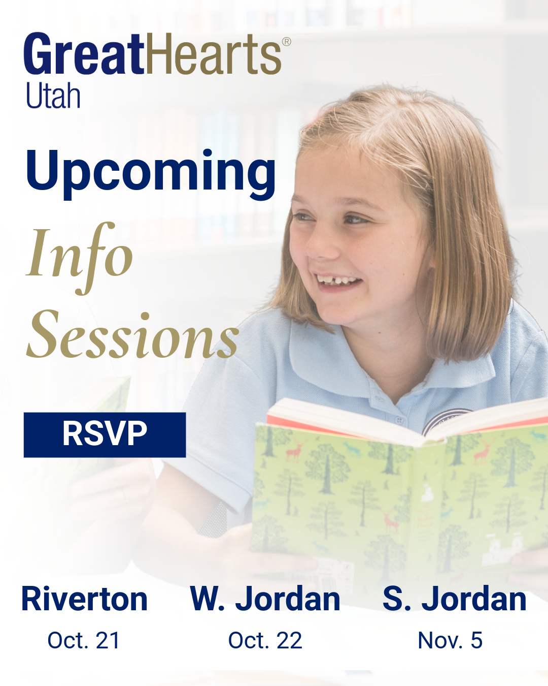 Great Hearts Utah | Upcoming Info Sessions | RSVP